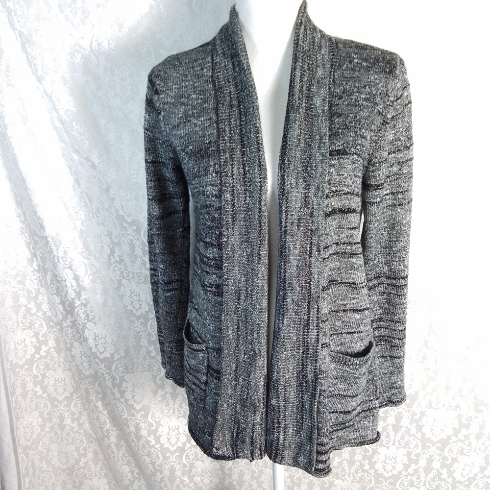 White Stag gray open front cardigan size medium
